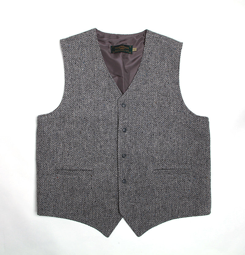 Handwoven Tweed Vest