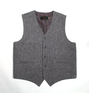 Handwoven Tweed Vest