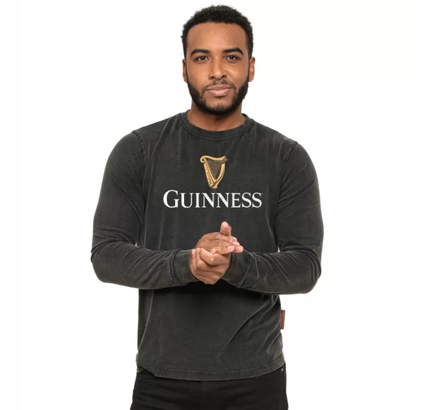 Guinness sweatshirt black hotsell