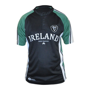Guinness Croker Brand Navy and Green Rugby Jersey