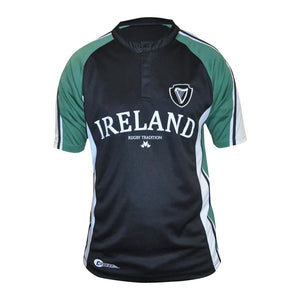 Guinness Croker Brand Navy and Green Rugby Jersey