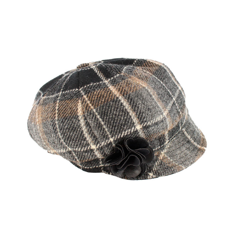 Mucros Weavers Women's Tweed Newsboy Hat