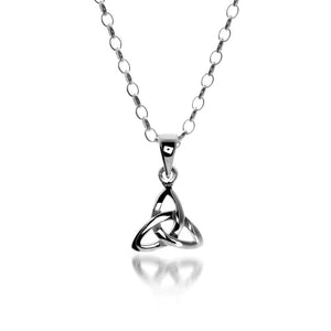 Small Celtic Trinity Knot Sterling Silver Pendant