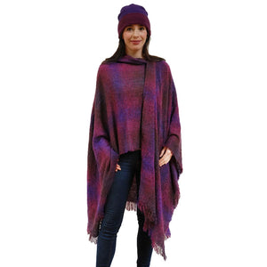 Women's Lambswool Celtic Ruana