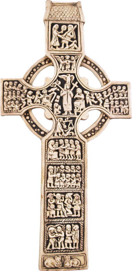 Front image of Muiredach Cross by McHarp available at www.realirish.con