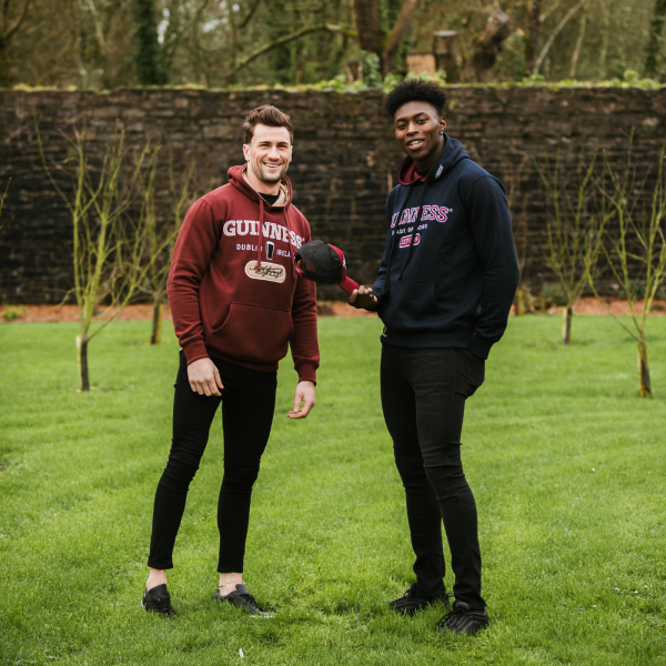Guinness Hooded Sweatshirt - Burgundy