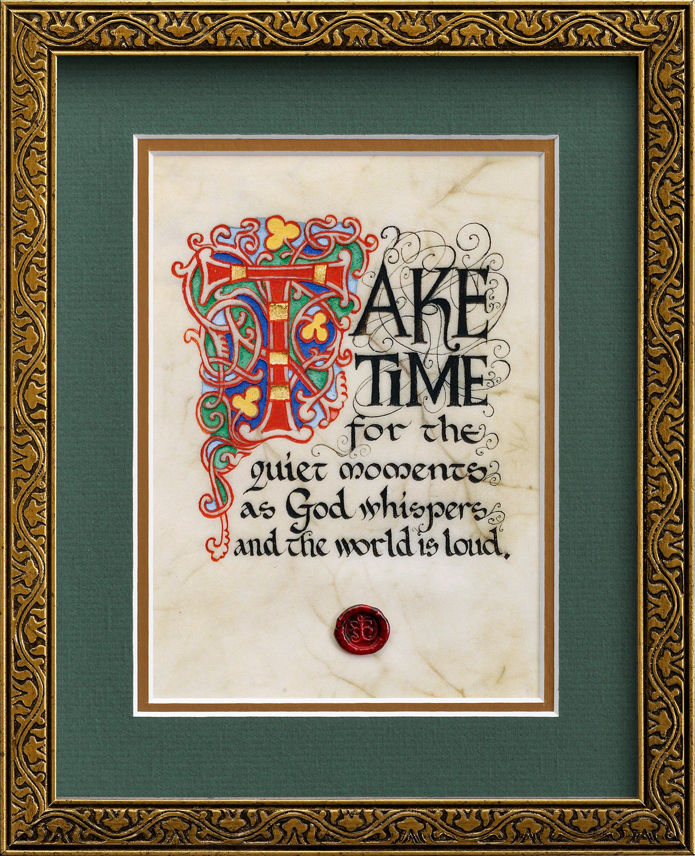 Never Take For Granted - Framed order Celtic Art Print