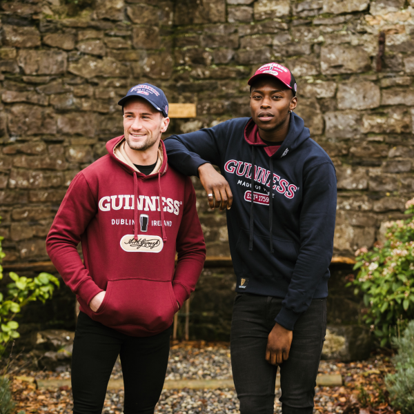 Guinness Hooded Sweatshirt - Burgundy