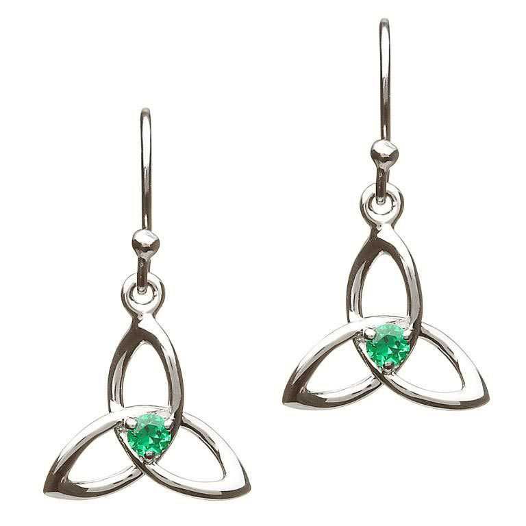 SE2054 Celtic Trinity Knot Earrings by Shanore