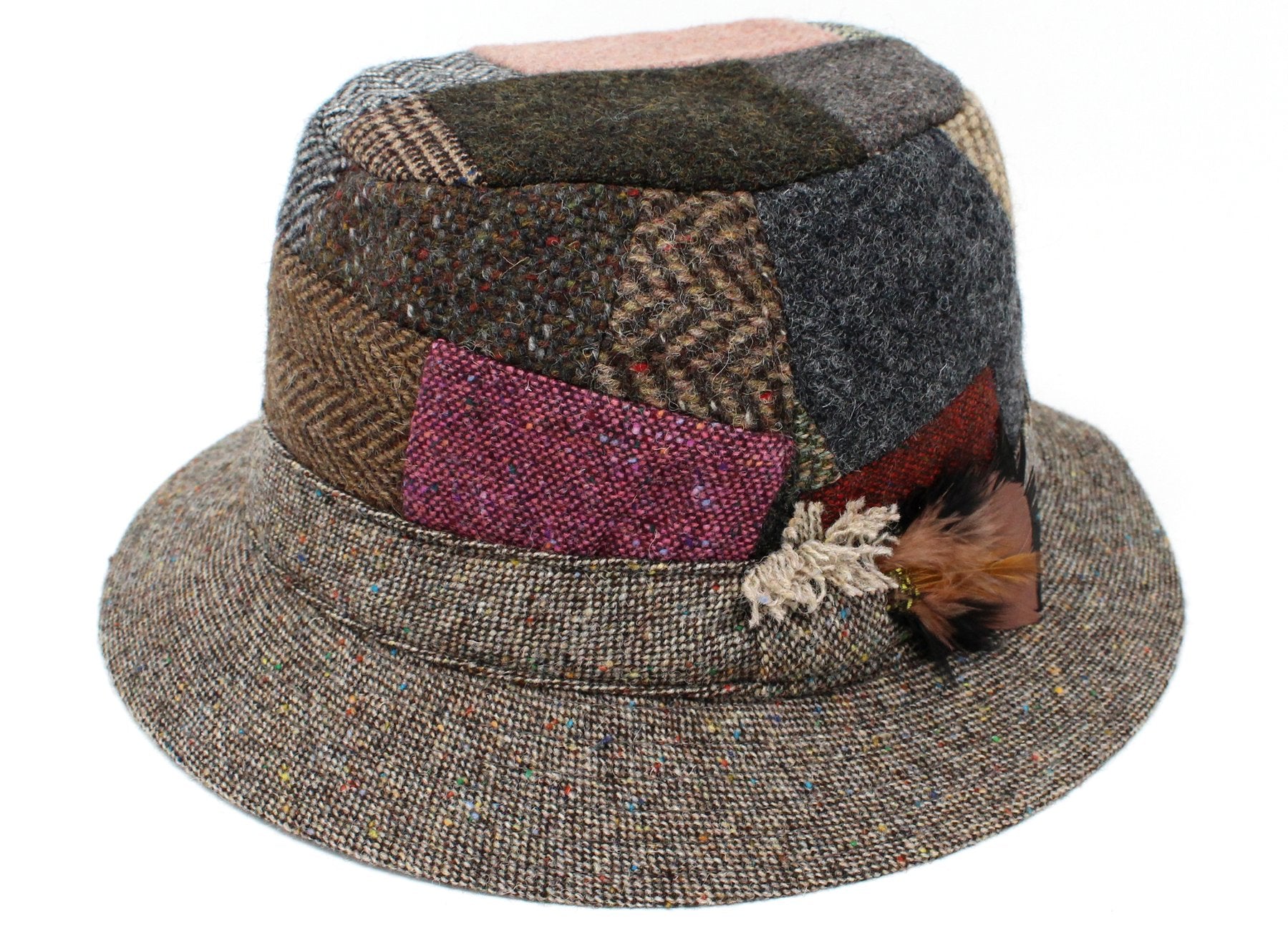 Hanna Hats Authentic Irish Patchwork Tweed Walking Hats | Real Irish