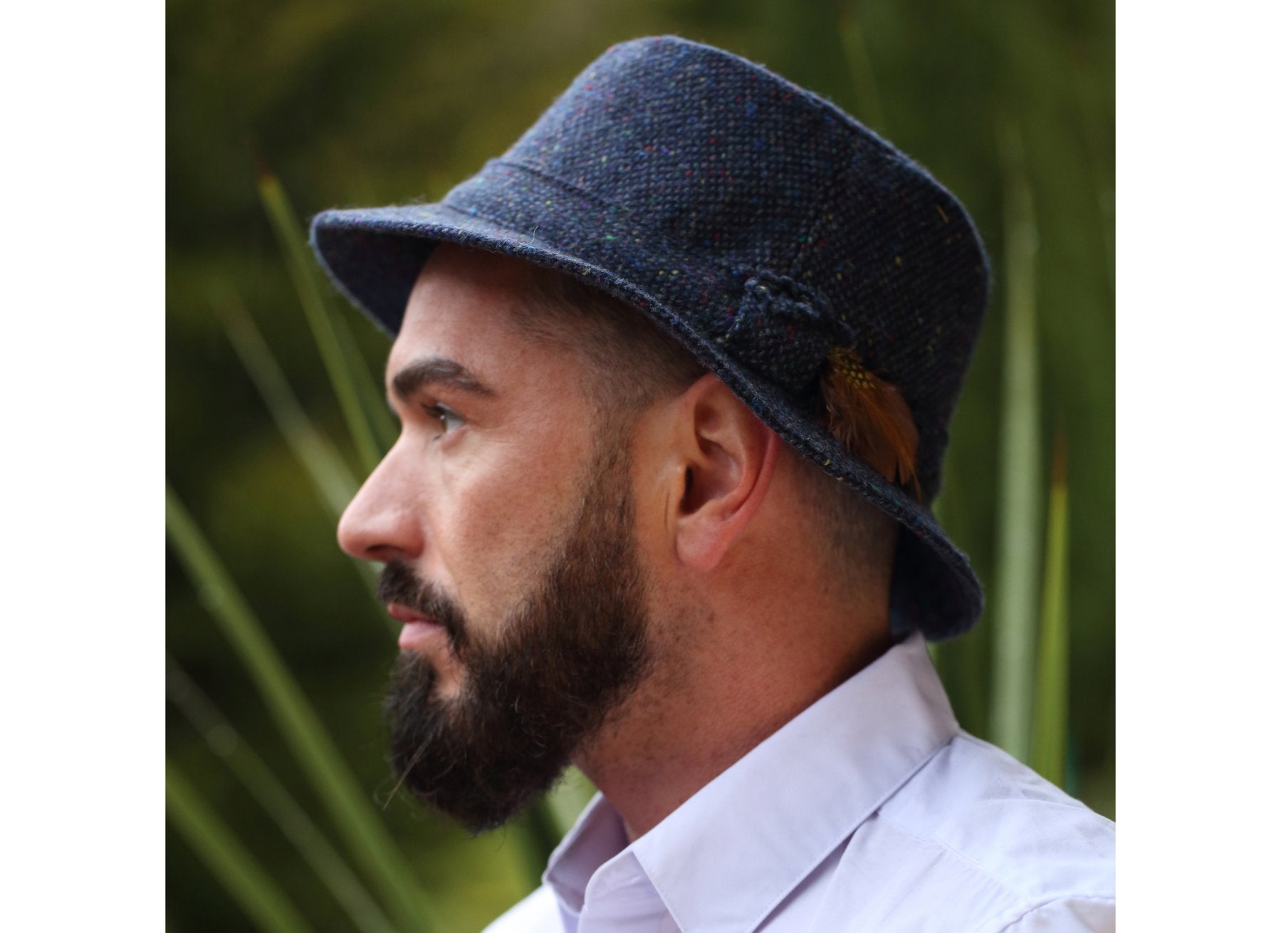 Authentic Wide Brimmed Irish Tweed Walking Hats Made in Ireland Real Irish