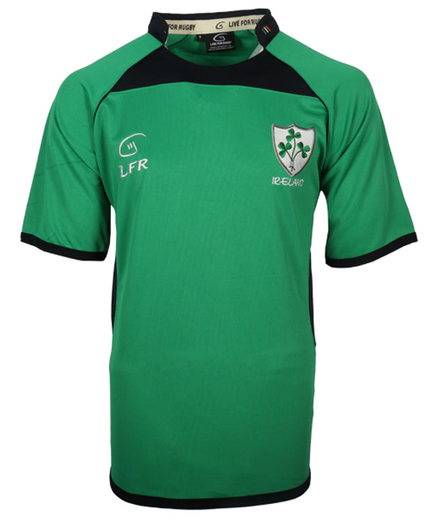 Kids Ireland Shamrock Breathable Rugby Jersey