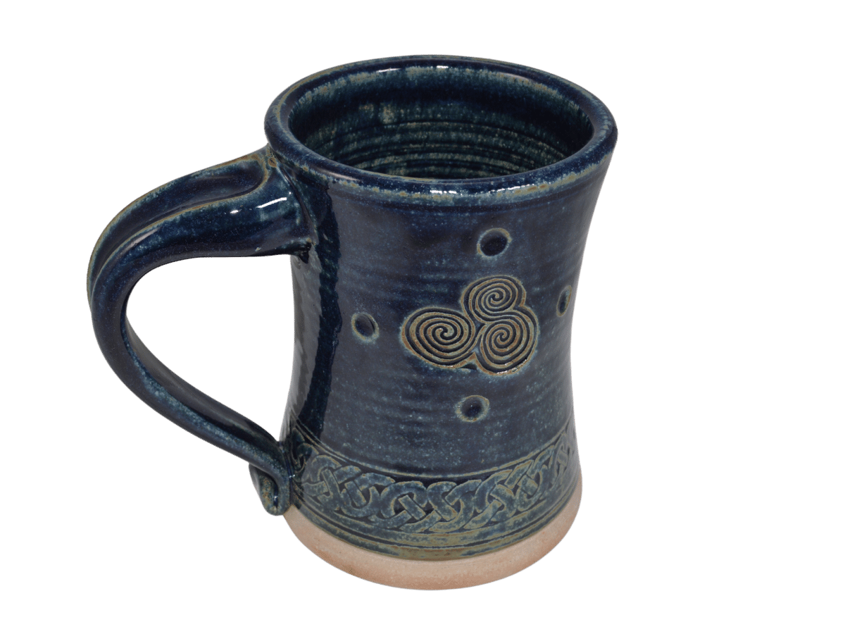 Hand Made Irish Pottery Celtic Knotwork Beer Steins