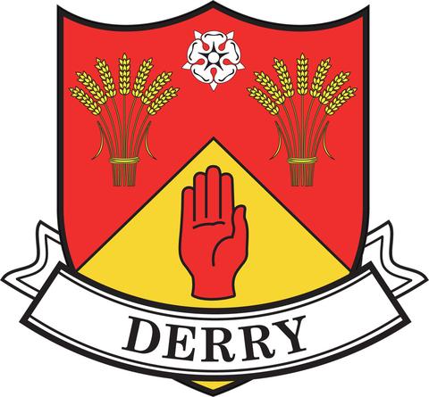 Irish County Car Sticker - Derry