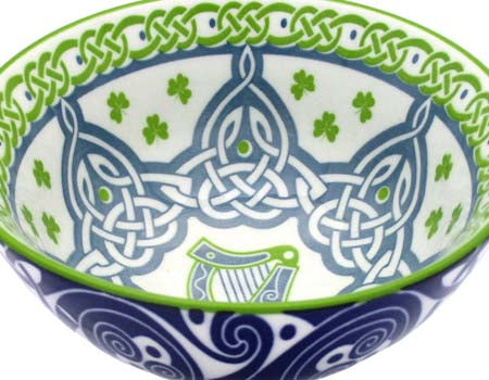 Irish Harp Ceramic Bowl