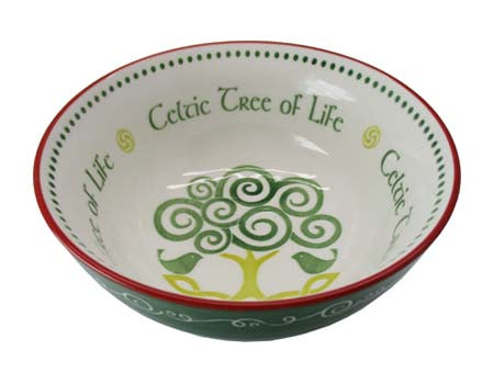 Celtic Tree of Life Ceramic Bowl