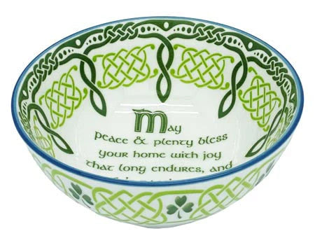 May Peace and Plenty Ceramic Bowl