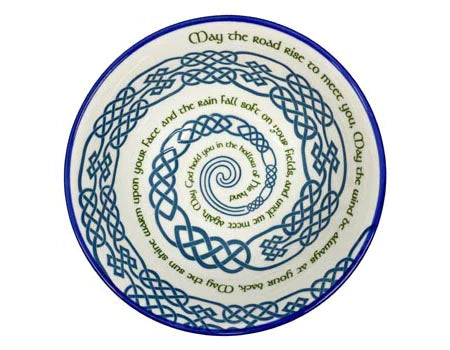 May the Road Rise Irish Saying Ceramic Bowl