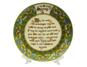 Old Irish Blessing Bone China 8" Plate