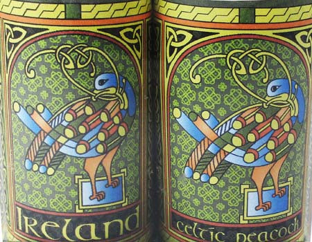 Celtic Peacock Salt & Pepper Set