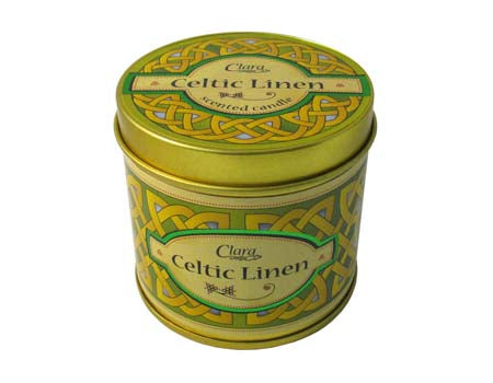 Celtic Linen Scented Travel Candle