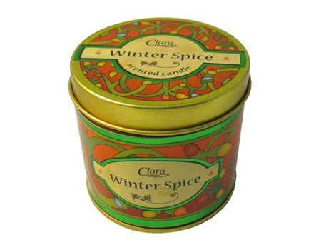 Winter Spice Scented Travel Candle
