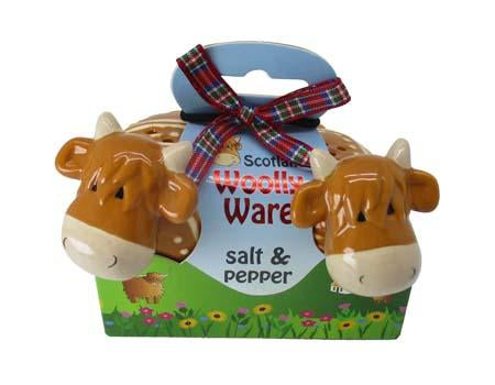 Design Imports Cows Ceramic Salt & Pepper Shakers