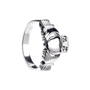 Heavy Weight Claddagh Ring For Men by Boru Jewelry