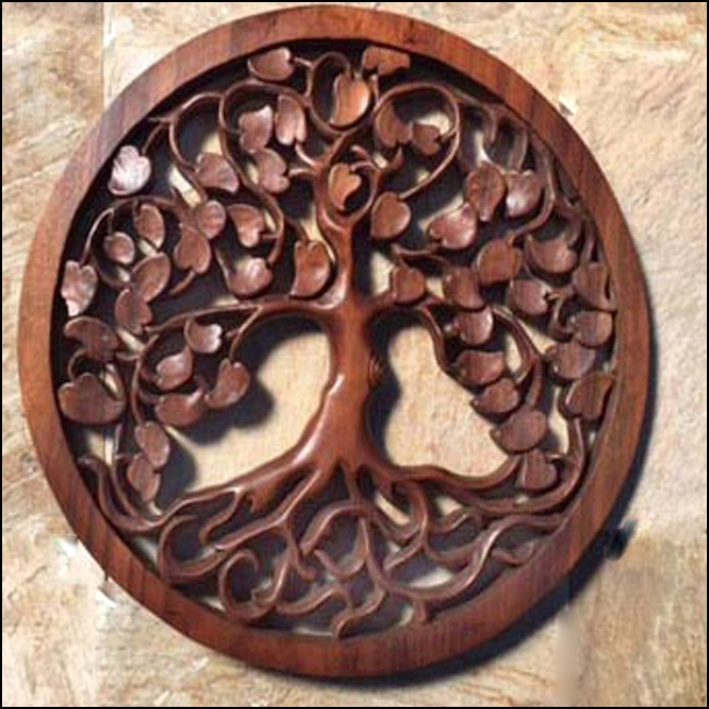 Tree of Life Wood Carving