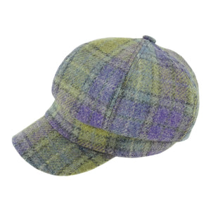 Women's Scottish Harris Tweed Newsboy Hat