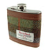 6oz Harris Tweed Hip Flask by Glen Appin