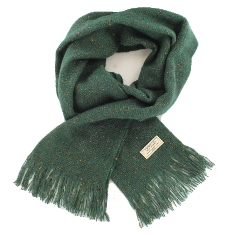 emerald green fleck mucros weavers islander scarf