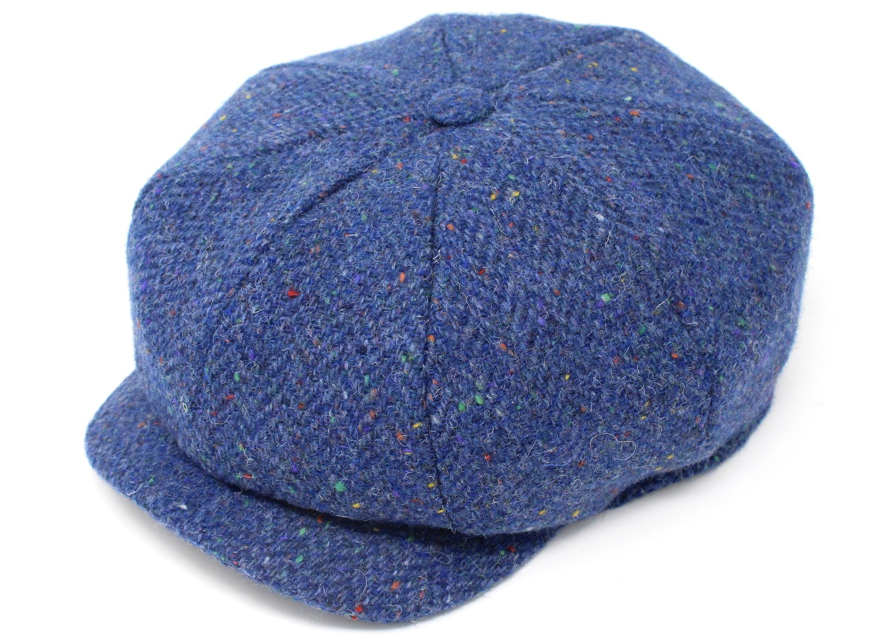 High Azure  Peaky Blinders style cap by Hanna Hats of Donegal