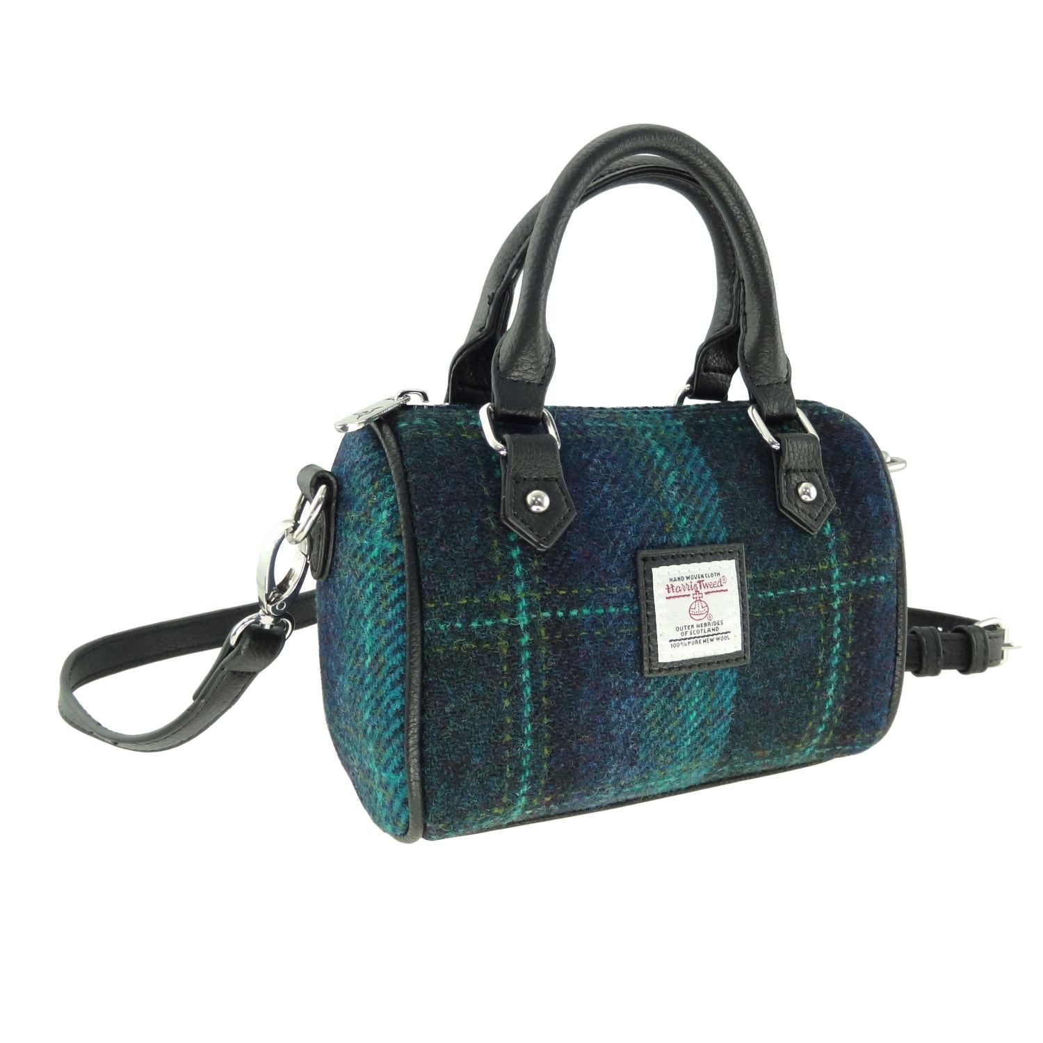 Harris Tweed Mini Bowling Bag  10% Off Your First Order at Real