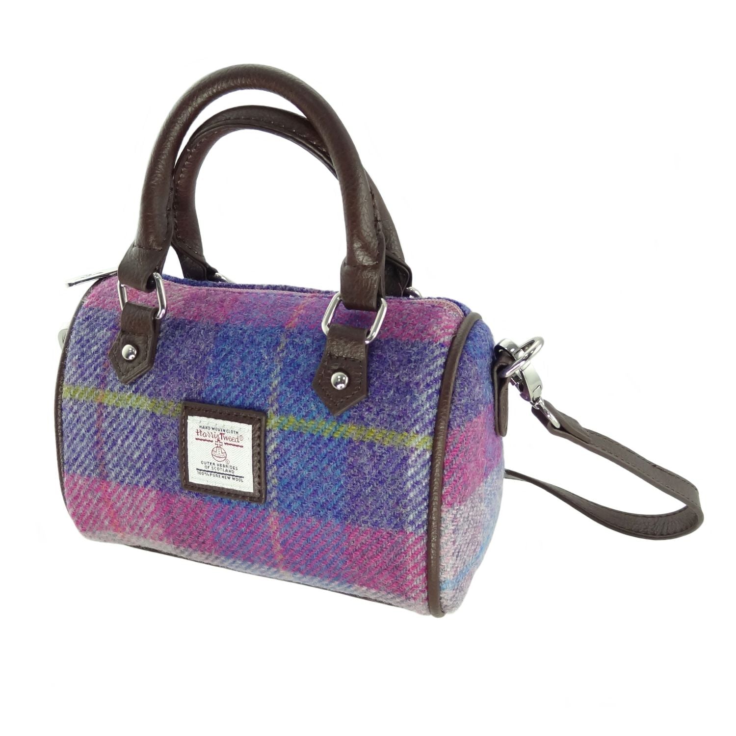 Harris Tweed Mini Bowling Bag  10% Off Your First Order at Real