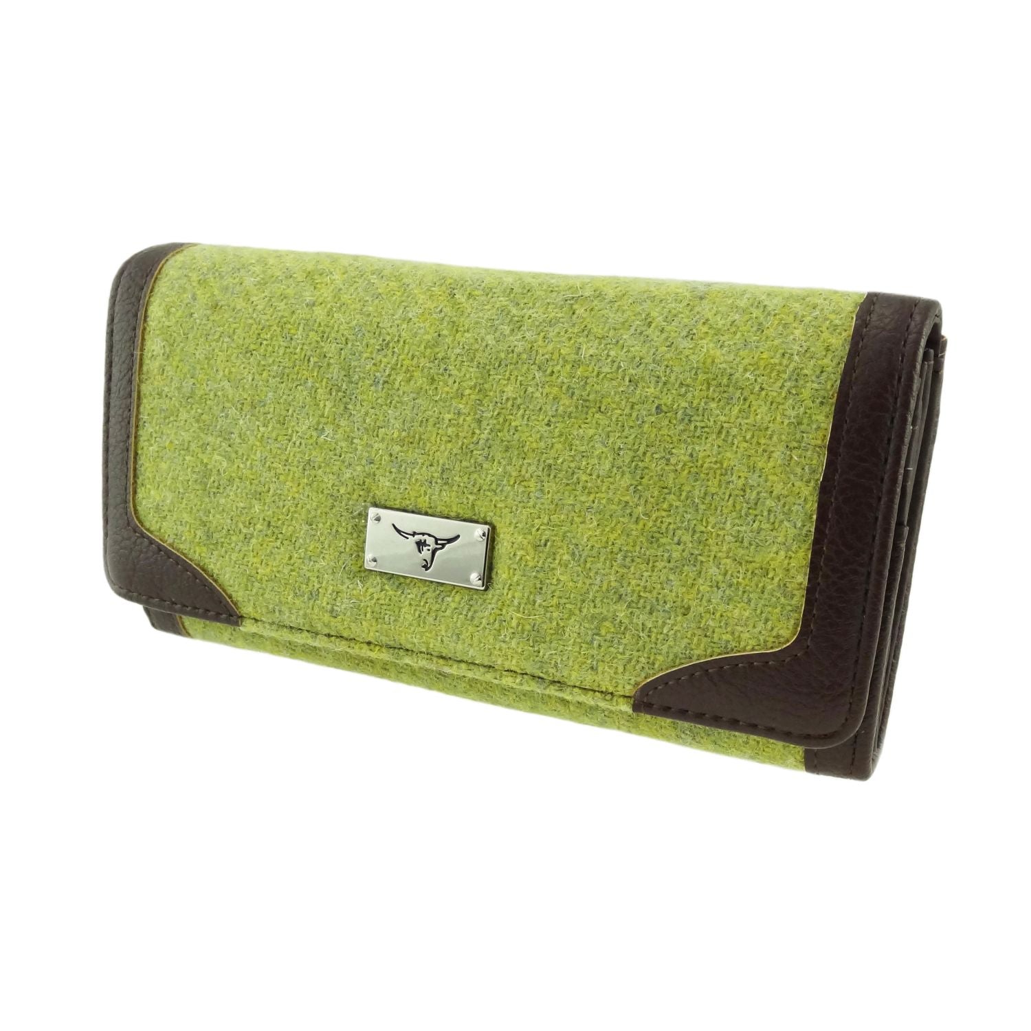 Moss Green Harris Tweed Purse