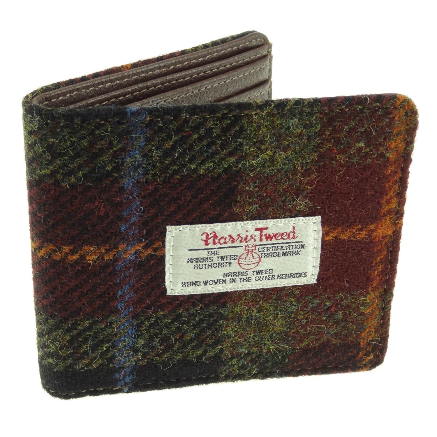 Men's Harris Tweed Bifold Wallet