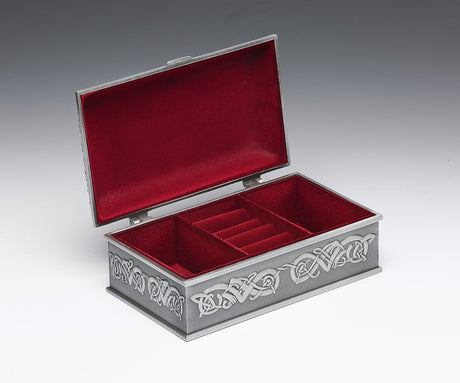 Pewter Claddagh Jewelry Box