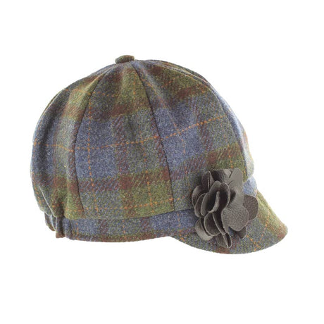 Mucros Weavers Women's Tweed Newsboy Hat