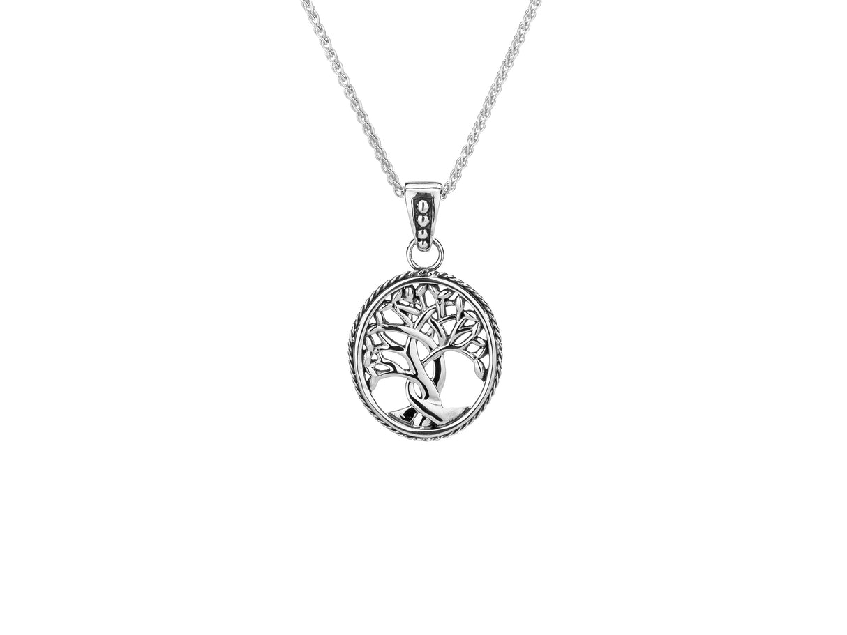 Women's Sterling Silver Tree of Life Small Pendant
