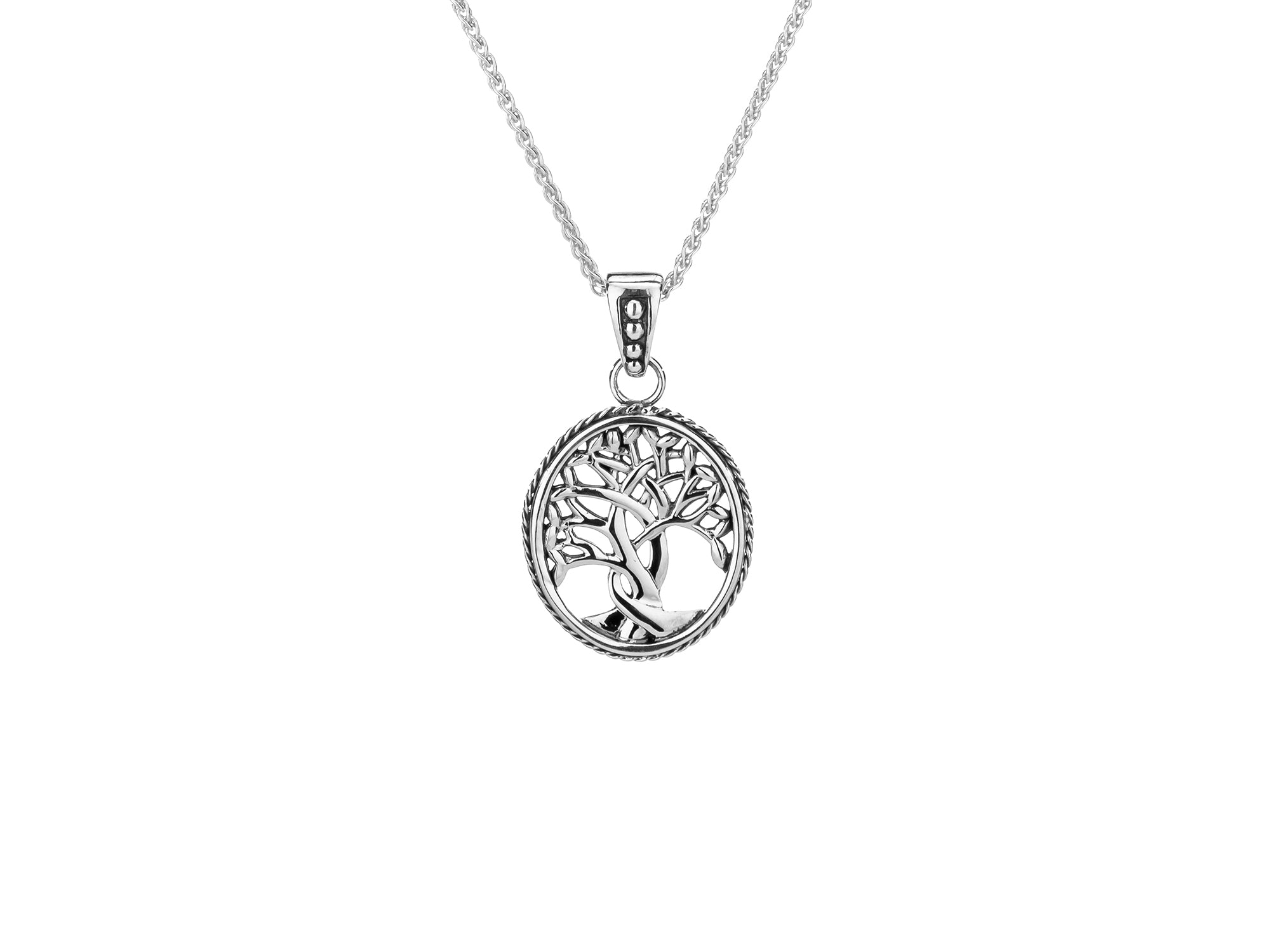 Women's Sterling Silver Tree of Life Small Pendant
