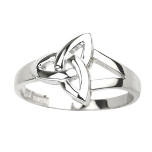 Sterling Silver Trinity Knot Ring - S2679 by Solvar