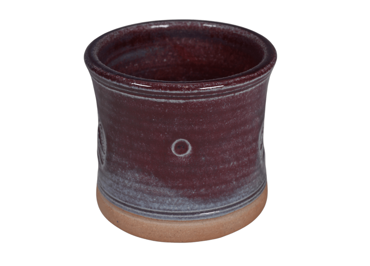 Hand Made Irish Pottery Whiskey Tumbler Box Set - Shamrock