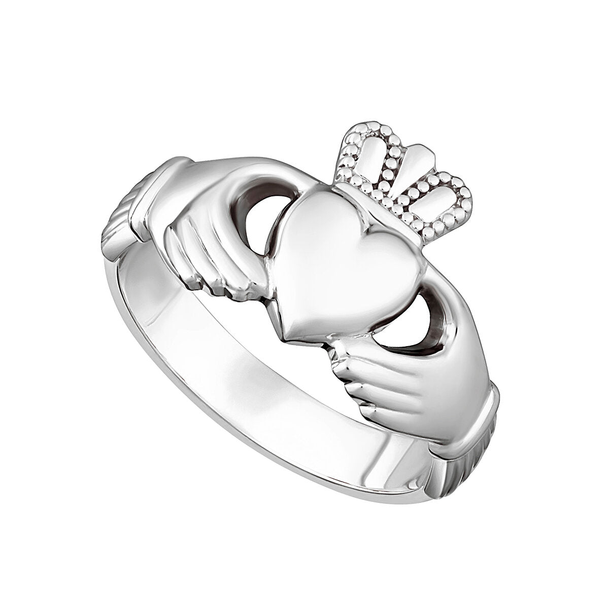 Gent's Silver Claddagh Ring