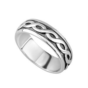 Gent's Silver Celtic Knot Ring