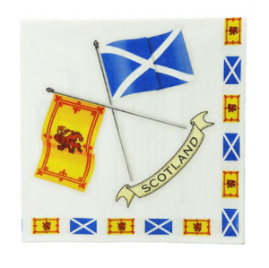 Scottish Themed Paper Napkins