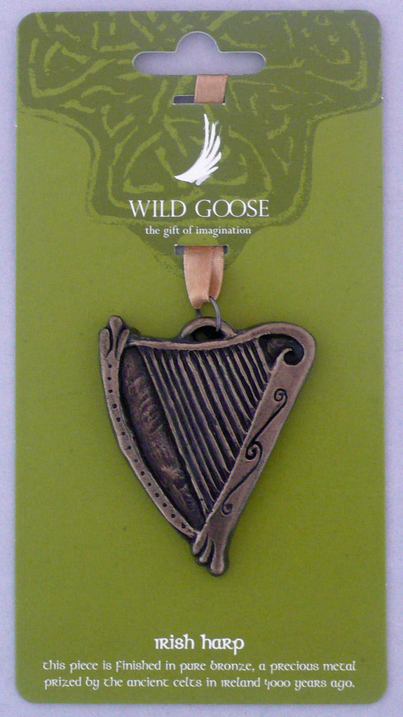 Wild Goose Studio - Ornament - Irish Harp.