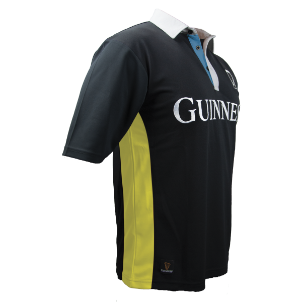 Guinness Black and Yellow Stripe Rugby Jersey - G1020
