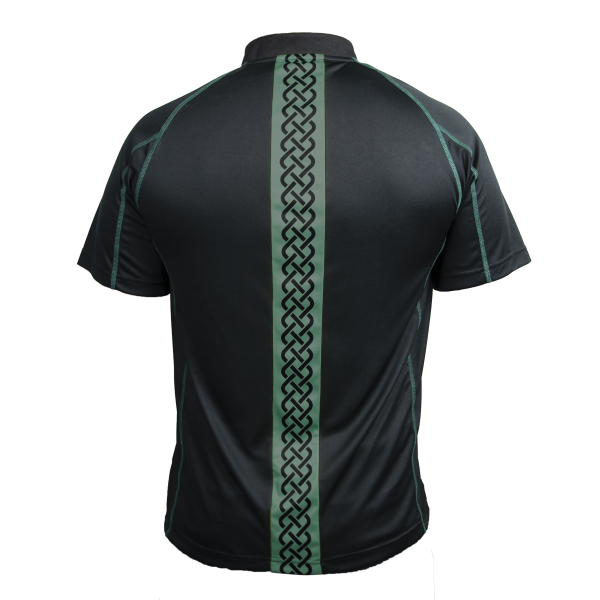Guinness Black and Green Short Sleeve Rugby Jersey - G1021