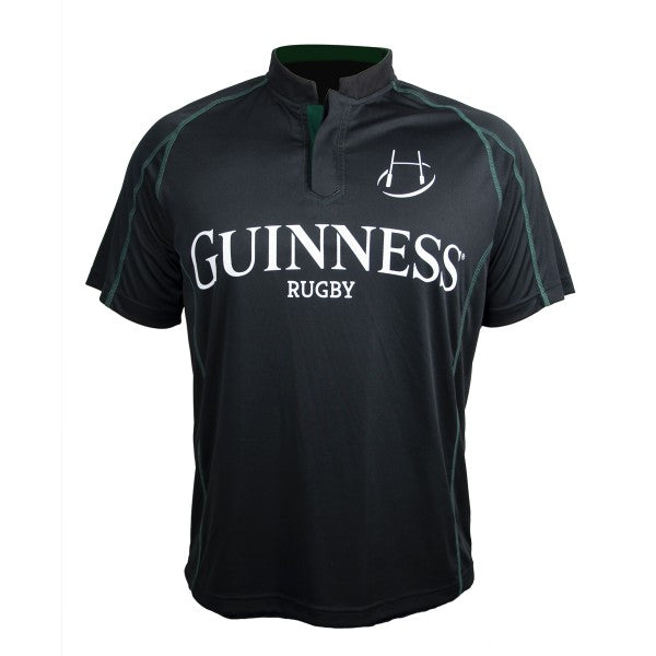 Guinness Black and Green Short Sleeve Rugby Jersey - G1021